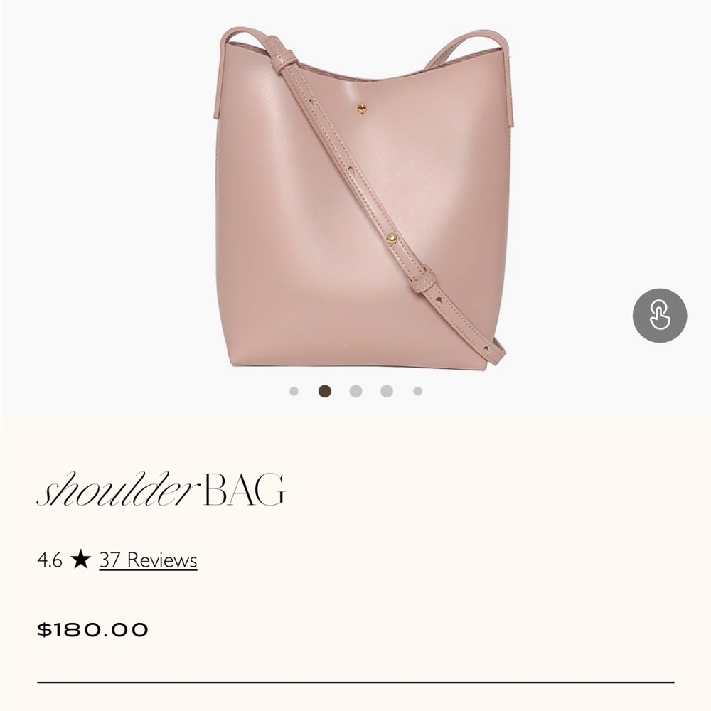 Sophisticated Blush Shoulder Bag